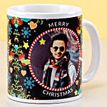 Personalised Jolly Christmas Greetings Mug