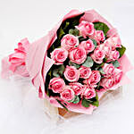 Ravishing Bouquet of 20 Pink Roses