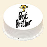 Red Pearl Rakhi and Best Brother Cake