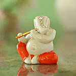 White Lord Ganesha Idol