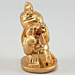 Gold Plated Ganesha Idol Blue