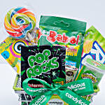 Candylicious Mini Basket Green Gift Pack