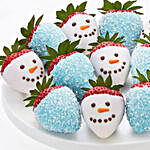 Set of 12 Snowman Chocolate Dipped Strawberries
