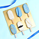 Fathers Day Popsicle 6 Pcs