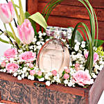 Tulip treaure chest with perfume for her