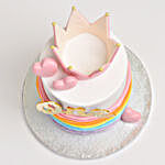 Rainbow Birthday Red Velvet Cake