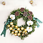 Gold and Green Wreath