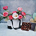 Bag of Roses and Belgian Chocolates
