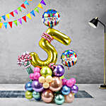 Birthday Numeric Single Balloon Arrangement