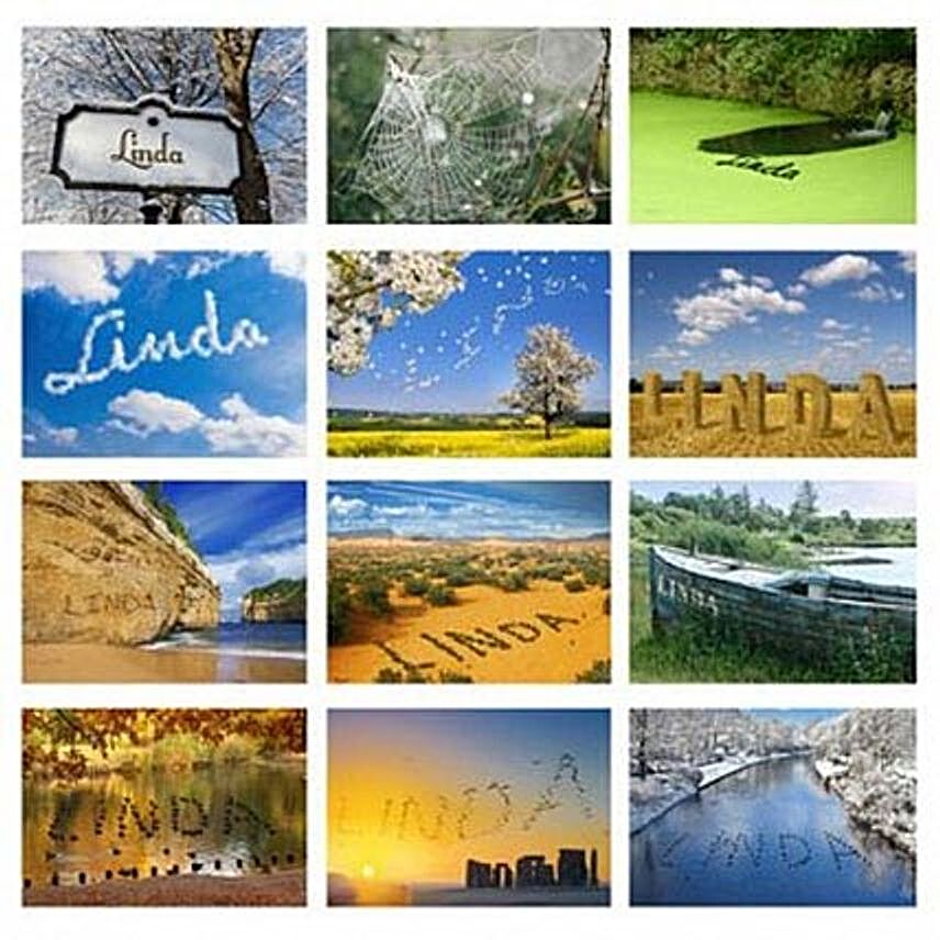 Personalized Natures Beauty Calendar