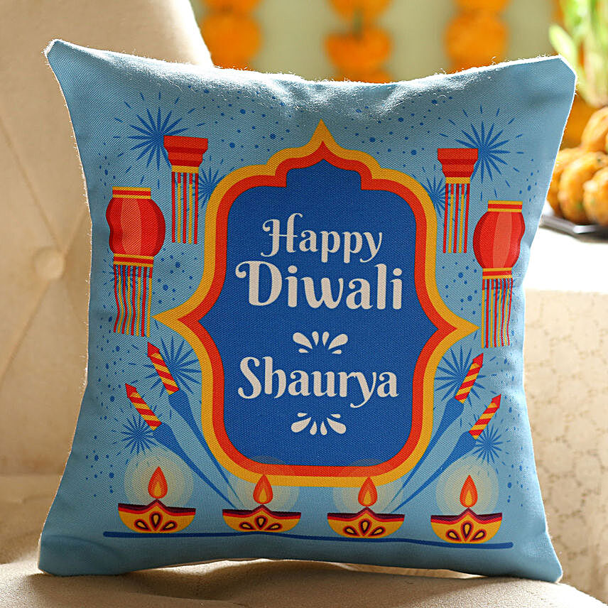 Personalised Happy Diwali Cushion