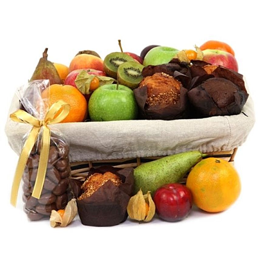 The Sweet Fruit And Muffins Gift Hamper