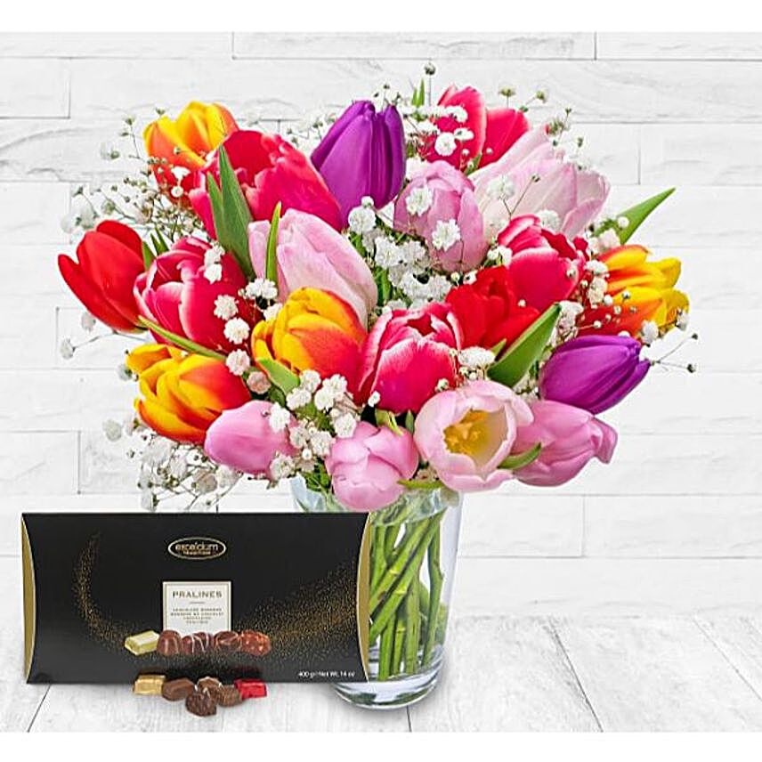 Tulip Delights & Cocoa Gift