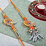 Premium Luxury elegant rakhi pair