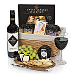 Christmas Wine Cheese And Pate Hamper