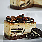 Salted Caramel Cookies and Cream Cheesecake