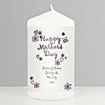 Personalized Candle For Mothers Day