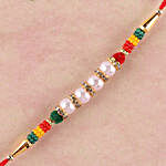 Colourful And Lively Beads Rakhi