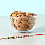 Vibrant Rakhi Combo With Almonds