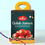 Gulab Jamun And Attractive Rakhi Combo