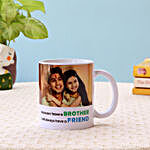Fancy Rakhi And Personalised Photo Mug