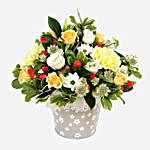 A New Day Floral Pot