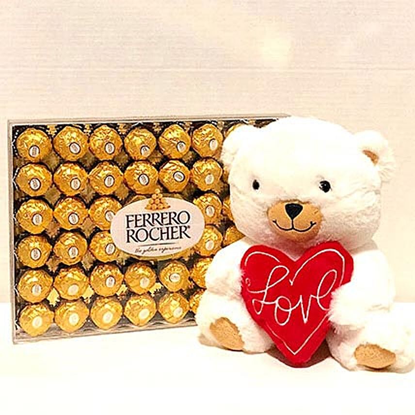 Hallmark Bear N Ferrero Rocher