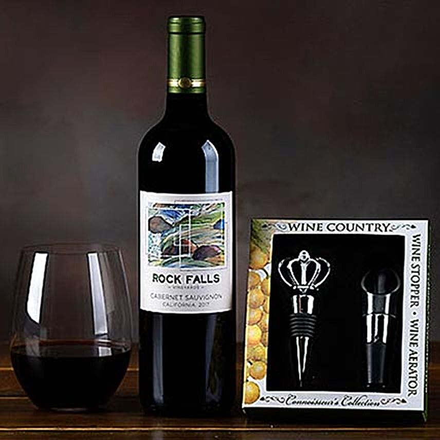 Rock Falls Vineyards Cabernet Gift Set