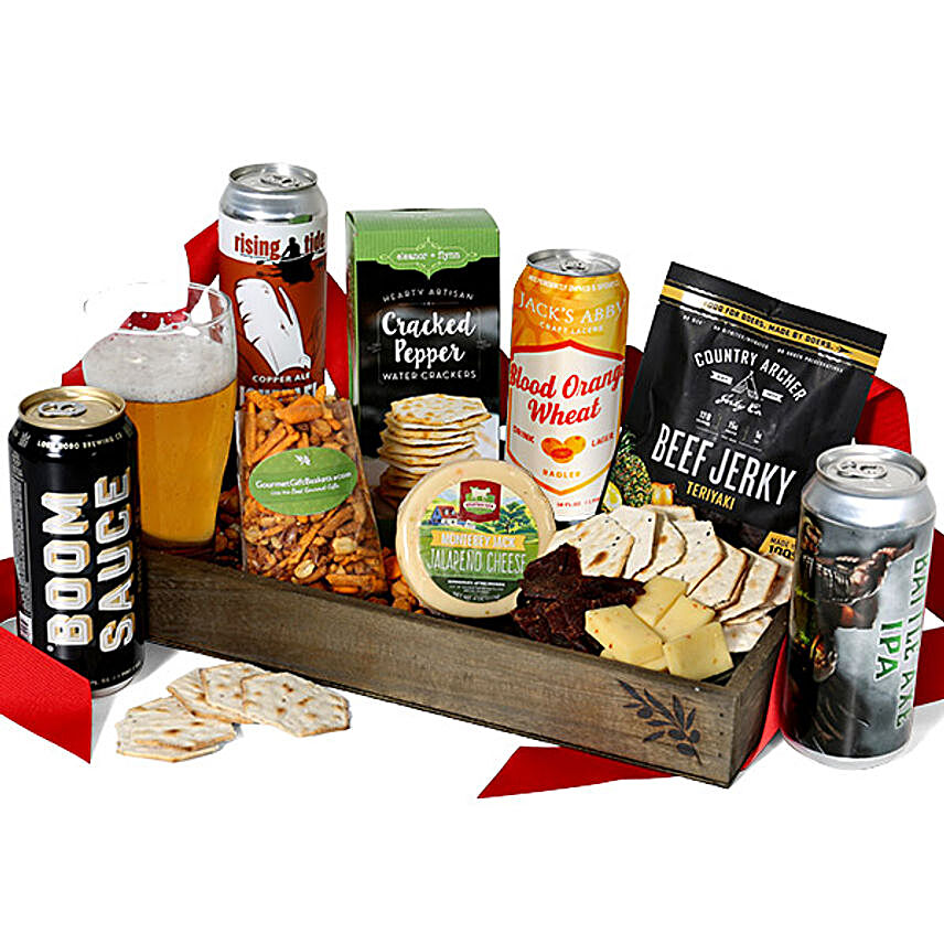 Beer And Snacks Crate