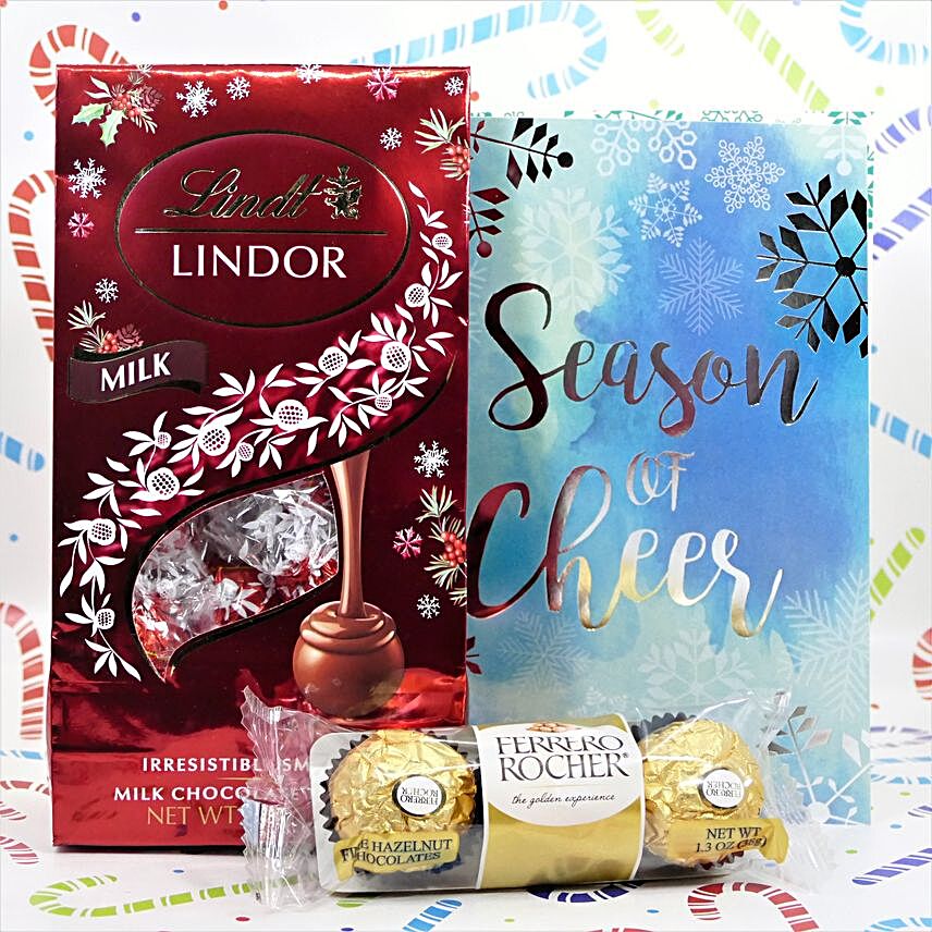 Seasons Greetings With Chocolates