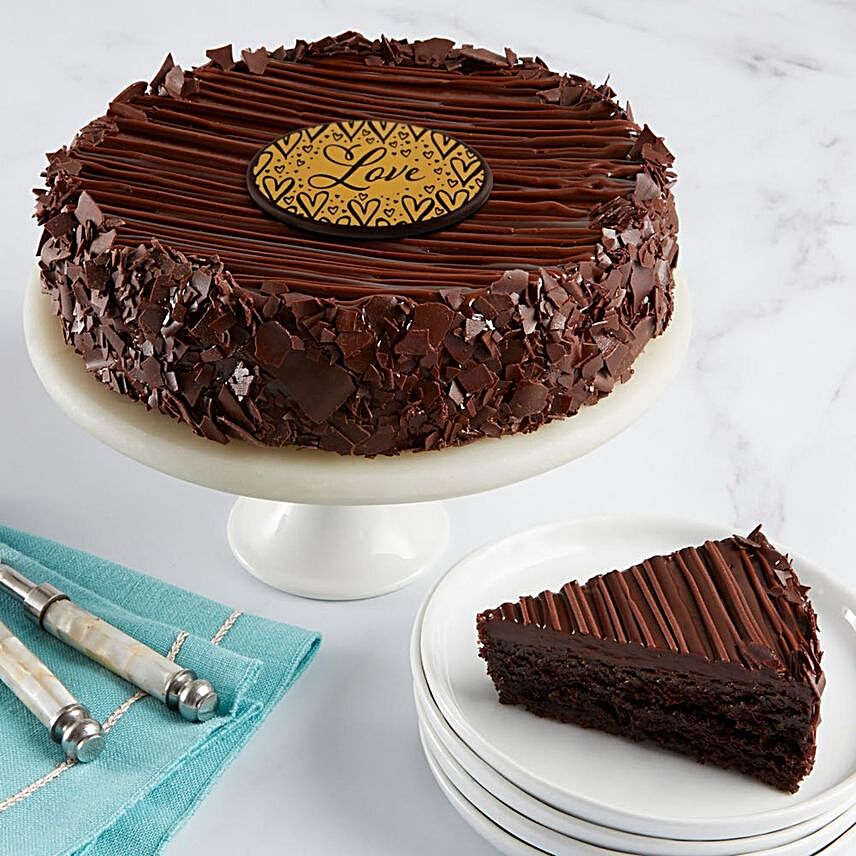 Love Special Triple Chocolate Enrobed Brownie Cake