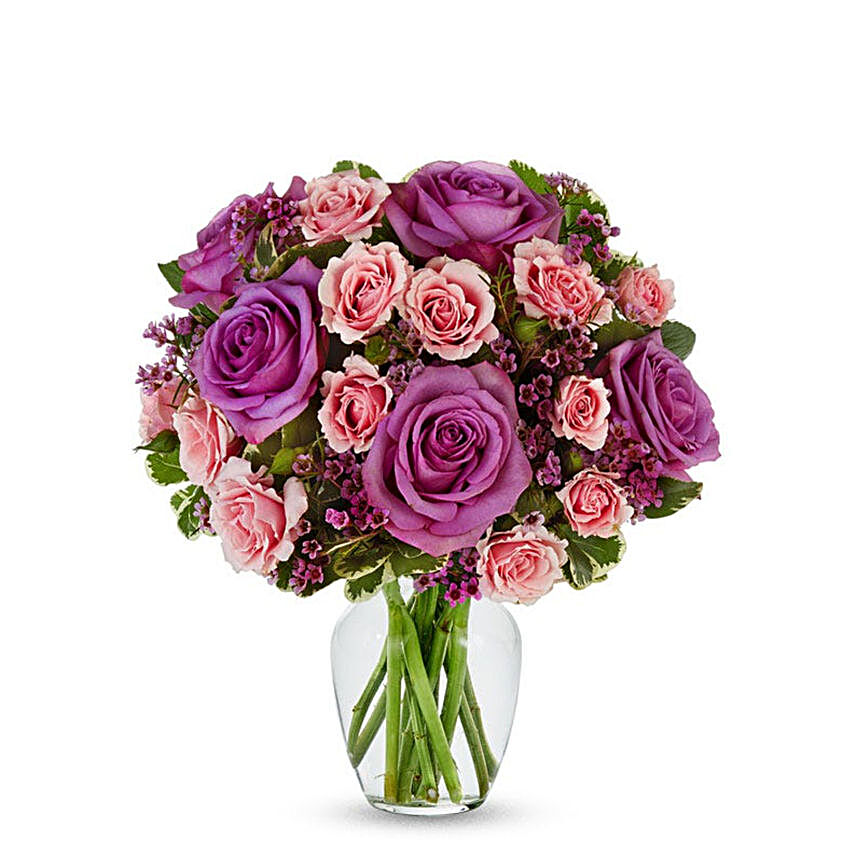 Silken Violet Bouquet