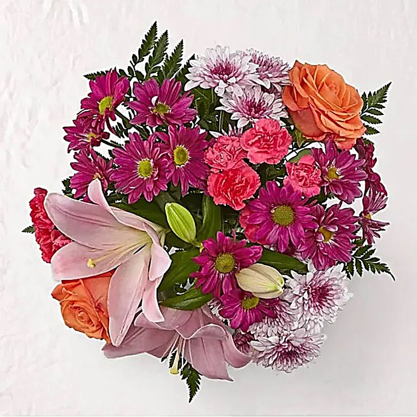 Blissful Mixed Flowers Bouquet