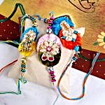 3 Amazing Beads Rakhi Set