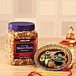 Bhaidooj Tikka Thali with Mixed Nuts