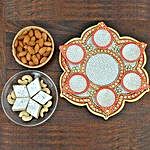 Sweets Nuts In Marble Thali