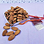 Almonds with Mauli Thread N Roli Tikka