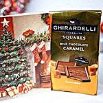 Ghirardelli Milk Caramel Chocolate Squares N Christmas Card