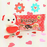 Fudge Chocolates N Teddy Combo
