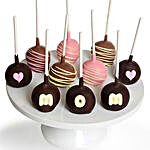 Mothers Day Chocolate Covered Cake Pops