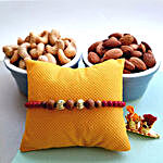Sandalwood Rakhi And Cashew Nuts