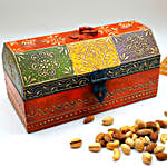 Colorful Wooden Big Box of Mixed Nuts