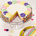 10 inch Rainbow Cake