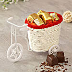 Designer Cane Basket Of 10 Assorted Chocolates
