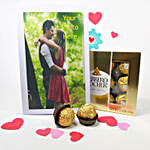 Personalized Greeting Card And Chocolates