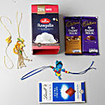 Chocolates And Family Rakhi Set