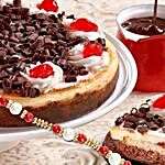 Black Forest Cheesecake with rakhi