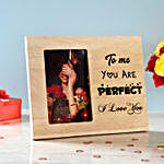 You Are Perfect Engraved Wooden Photo Frame