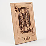 King of Hearts Wooden Plaque
