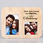 Forever Love One Personalised Wooden Frame Anniversary